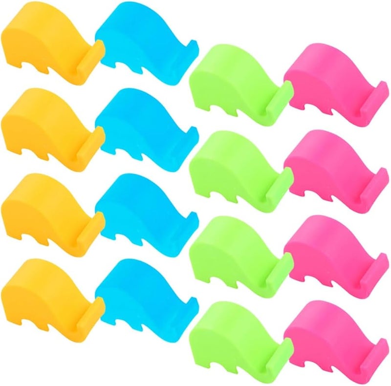 Elephant Phone Stand 40Pcs Plastic Desktop Holder Pink Green Blue Orange - Image 1
